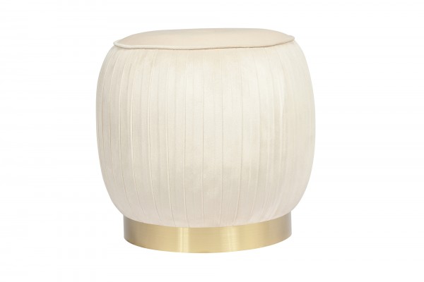 Hocker Lilje 100 Creme