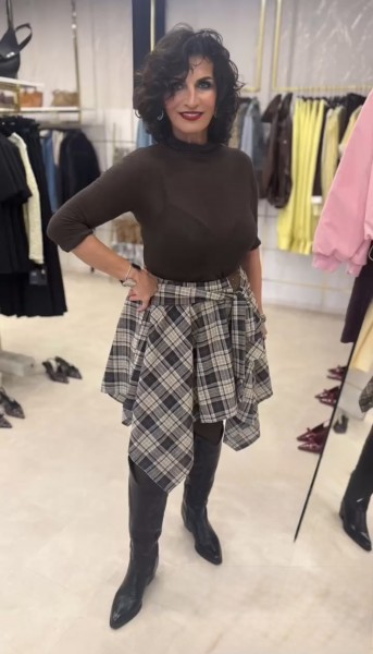 Rock/Überrock kariert