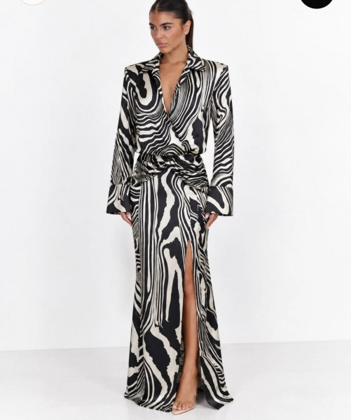 Kleid Zebra-Print