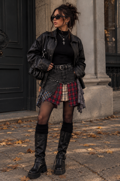 Skort Jeans mit verschiedenen Farben