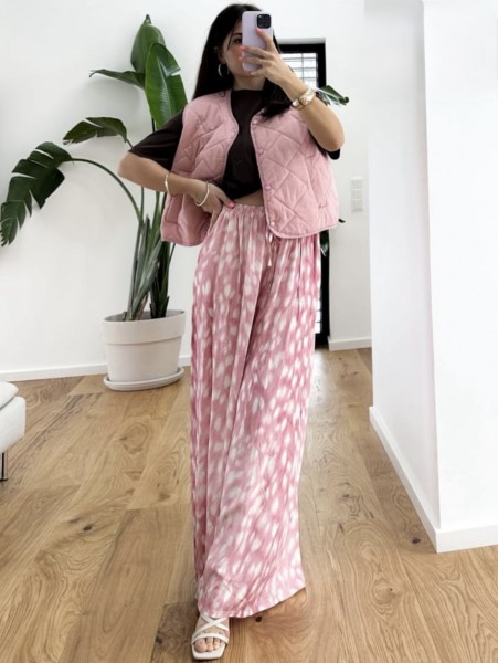 Stepp-Weste altrosa One Size