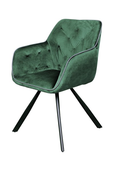 Glamour-Stuhl Eann 125 Grün