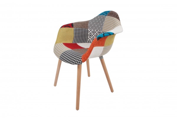 Stühle im Patchwork-Design 2er-Set Dave 110 Multi