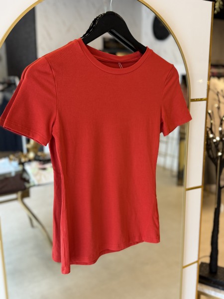 Basic-Shirt kurzarm verschiedene Farben One Size