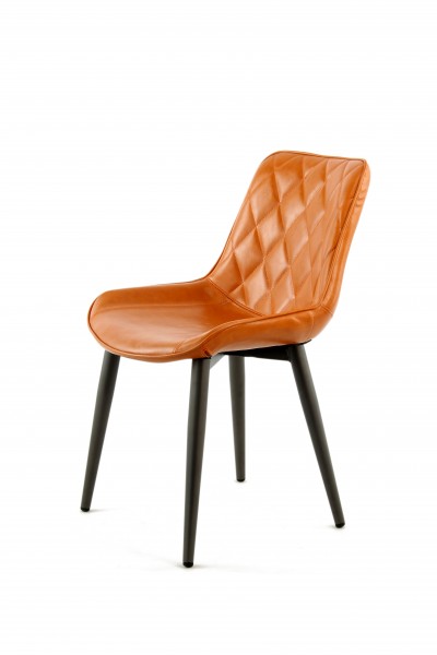 Esszimmer - Stuhl - 2er-Set Cecil 110 Orange
