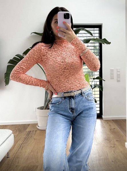 Spitzentop verschiedene Farben One Size