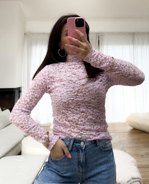 Spitzentop verschiedene Farben One Size