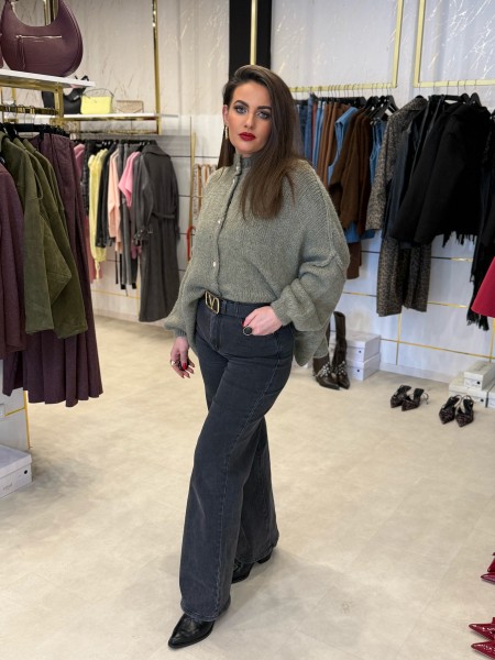 Oversize Pullover hellkhaki One Size